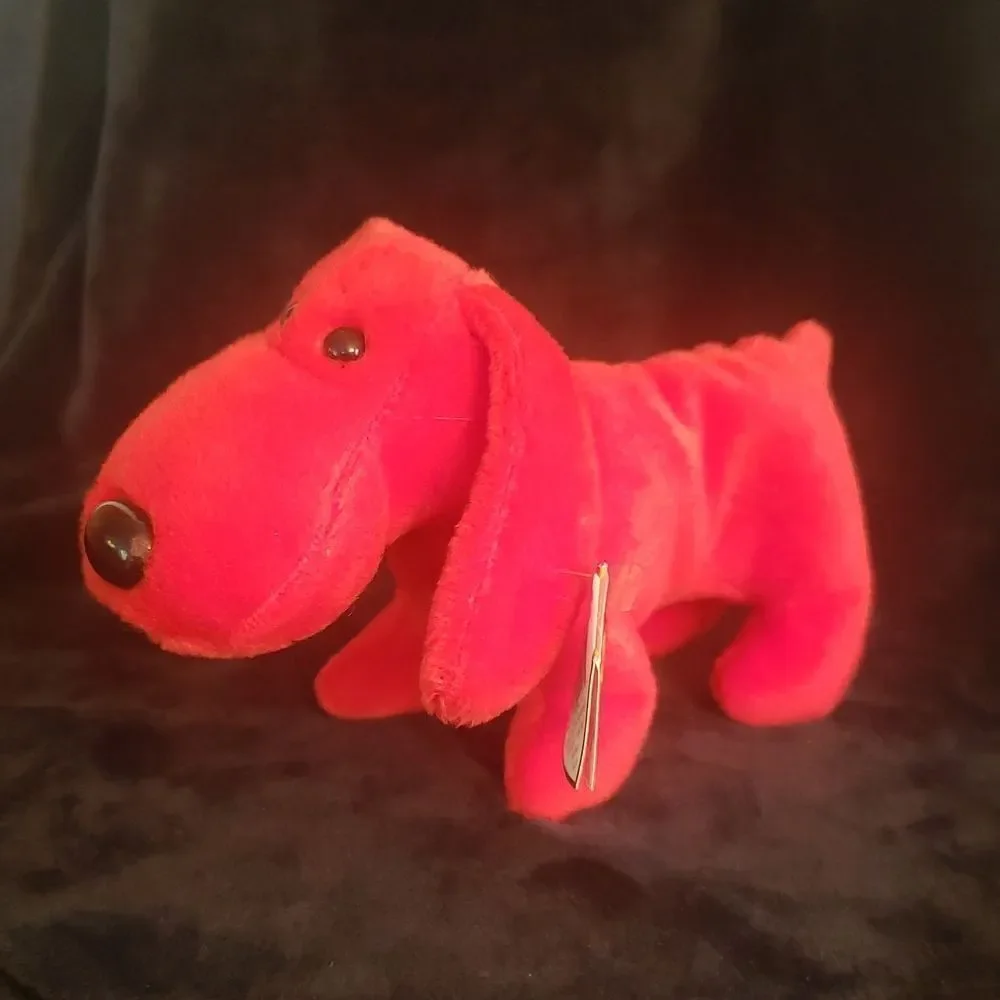 Vintage 1996 Ty Beanie Baby ROVER the Red Dog